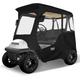 10L0L Golf Cart Deluxe Enclosure for 2 Passenger Club Car Precedent,600D Waterproof 4-Sided Protection Golf Buggy Keep Warm Cover Driving Enclosure,Roof up to 59" L(Black)