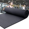 Treadmill Mats for Floor Protect, Treadmill Mat Noise Reduction, EVA Heavy Duty Sound Absorbing Anti-Vibration Mat, Home Gym Equipment Mat 200×100 cm