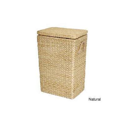 Handmade Rush Grass Laundry Basket (China)