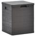 vidaXL Patio Storage Box 23.8 gal Brown - 16.7" x 17.3" x 19.7"