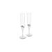 Vera Wang Infinity Metal and Crystal Toasting Flutes (Set of 2)