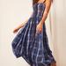 Free People Dresses | Free People Plaid All Tucked In Midi Dress | Color: Black/Blue | Size: Various