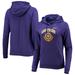 Women's Nike Purple LSU Tigers Varsity Fleece Tri-Blend Raglan Pullover Hoodie