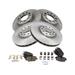 2015-2021 Jeep Renegade Front and Rear Brake Pad and Rotor Kit - TRQ BKA65581