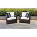 Kathy Ireland River Brook 2 Piece Outdoor Wicker Patio Furniture Set