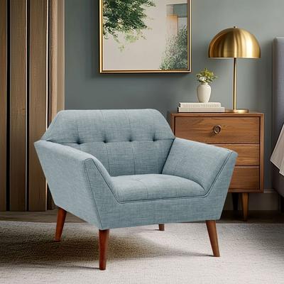 INK IVY Newport Wide Mid-Century Modern Lounge Chair