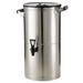 Service Ideas Round Tea Urn 640 Oz. Beverage Dispenser Stainless Steel in Gray | 21.75 H x 15.25 W in | Wayfair ITS5GPL