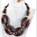 Louis Vuitton Jewelry | Euc Louis Vuitton Gimme A Clue Resin & Leather Chain Necklace | Color: Gold/Purple | Size: Os