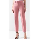 Burberry Pants & Jumpsuits | Burberry Straight Wool Blend Tailored Trouser Pant | Color: Pink | Size: 6