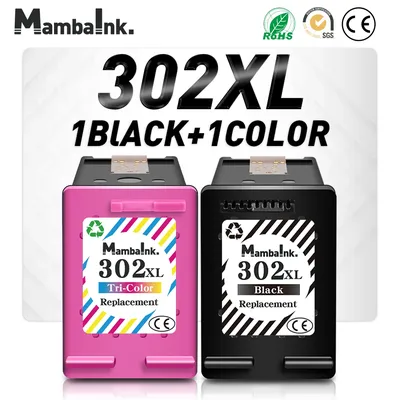 Mambaink 302 XL remises à neuf pour HP 302 XL HP302 HP302XL cartouche d'encre pour HP Envy 4510