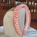 Anthropologie Accessories | Anthropologie Pink Braided Headband New | Color: Gold/Pink | Size: Os