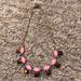 J. Crew Jewelry | J. Crew Like New Gold Statement Necklace | Color: Blue/Pink | Size: Os