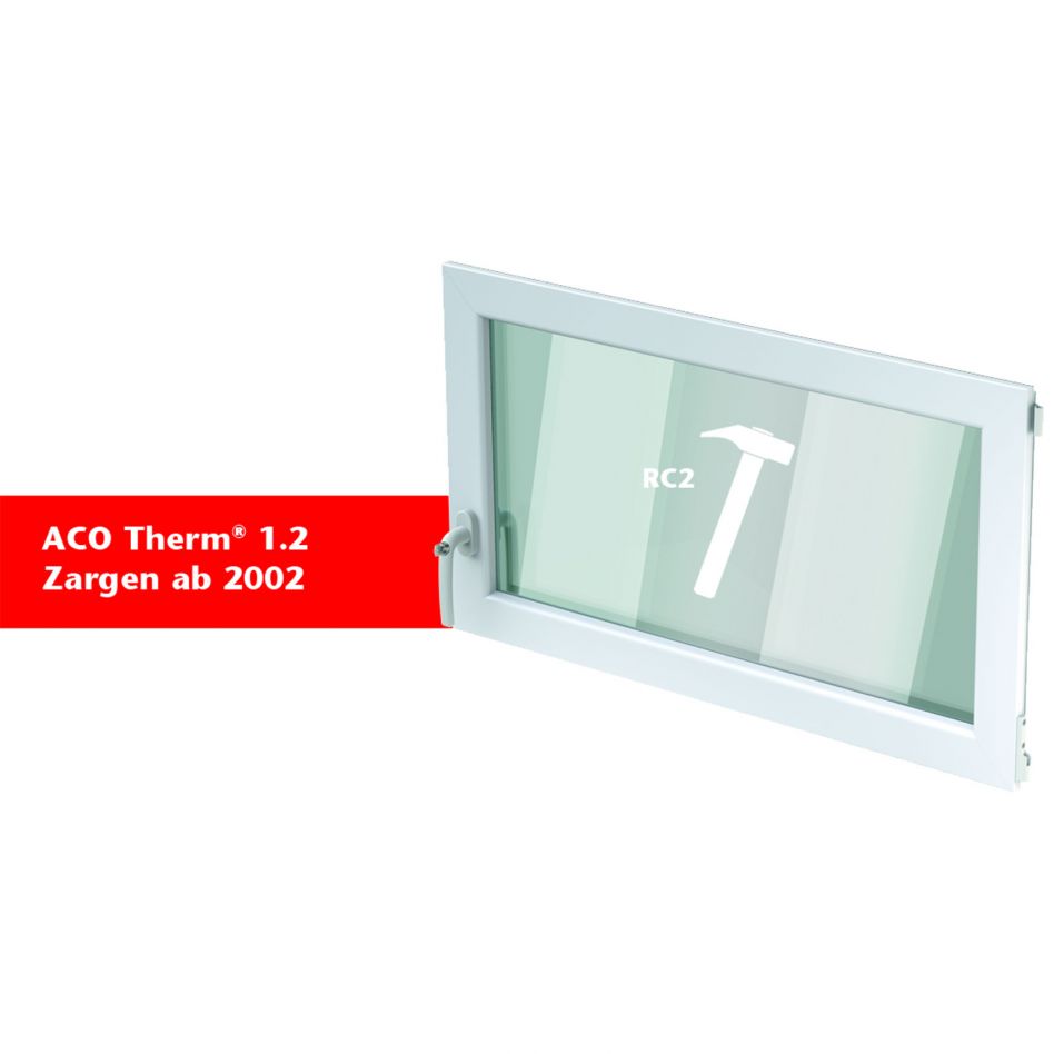ACO Therm 1.2 Fenstereinsatz Dreh/Kipp einbruchhemmend mit 2-fach WSG VSG, Anschlag links, 80x60 cm Image