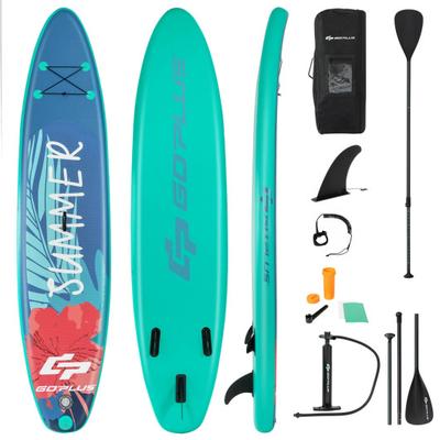 Costway 10 Feet Inflatable Stand Up Paddle Board w...