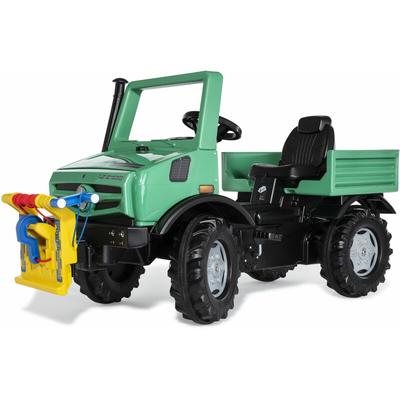 Rolly Toys - RollyToys Forst Unimog Tretfahrzeug grün für Kinder ab 3 Jahren, mit Seilwinde