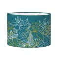 Abat-jour Lampadaire Bouquet Bleu canard D: 45 x H: 25