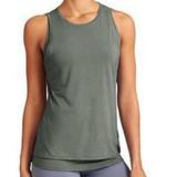 Athleta Tops | Athleta Essence Double Layer Tank Top Size L Green | Color: Green | Size: L