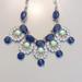 J. Crew Jewelry | J Crew Navy Blue Statement Necklace | Color: Blue/Gold | Size: Os