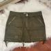 Free People Skirts | Free People Cargo Mini Skirt | Color: Green | Size: 24w