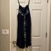 Free People Dresses | Free People Strapless Dress | Color: Black/Blue | Size: M