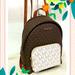 Michael Kors Bags | Michael Kors Erin Medium Vanilla Multi Backpack | Color: Brown | Size: Os