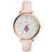 Women's Fossil Texas A&M Aggies Jacqueline Date Blush Leather Watch