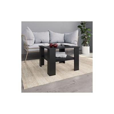 vidaXL Couchtisch Schwarz 60x60x42 cm Holzwerkstoff