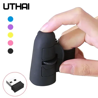 Souris sans fil créative avec anneau USB mini souris paresseuse compatible Bluetooth ordinateur