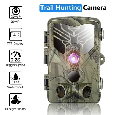 Caméra de surveillance extérieure pour la sécurité à domicile caméras de chasse pièges photo