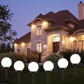 Globe lumineux solaire imperméable luminaire de paysage éclairage d'extérieur idéal pour un