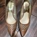 Michael Kors Shoes | Beautiful 4 Inch Cutout Heel | Color: Brown/Tan | Size: 8