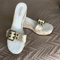 Coach Shoes | Coach Simone Wedges - Size 9.5 | Color: Cream/White | Size: 9.5