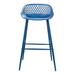 PIAZZA OUTDOOR BARSTOOL BLUE-M2 - Moe's Home Collection QX-1004-26