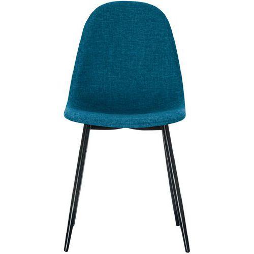 chaises must pied noir assise bleue - paperflow