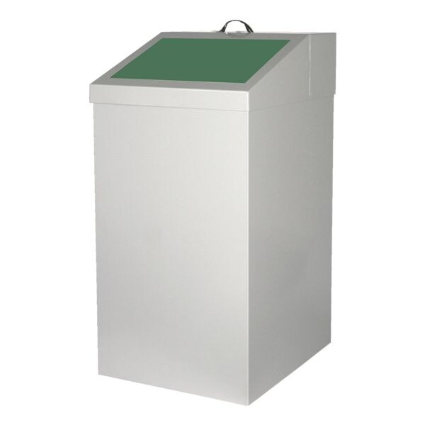 SZ Metall Abfalleimer 54 Liter grün, 34x65x38 cm Image