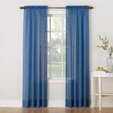 No. 918 Erica Sheer Crushed Voile Single Curtain Panel, Single Panel