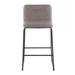 Carbon Loft Kerby Black Fixed-Height Counter Stool - Set of 2