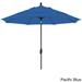 North Bend 11-foot Crank Open Auto-tilt Black Umbrella by Havenside Home