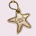 Coach Bags | Coach Rose Gold Leather 2” Star Keyfob Hangtag | Color: Gold | Size: 2”L X 1.75”W