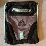 Adidas Bags | Adidas Drawstring Bag | Color: Black/Blue | Size: Os