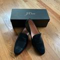 J. Crew Shoes | J. Crew Black Leather Smoking Loafers | Color: Black | Size: 8