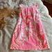 Lilly Pulitzer Dresses | Like-New Lilly Pulitzer Cute Summer Dress | Color: Pink/White | Size: 00