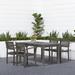 Malibu Eco-Friendly 5-piece Outdoor Dining Set with Stacking Dining Chairs
