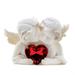 Two In Love Cherub Figurine - 2.75 x 1.5 x 2