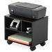 Fitueyes Mobile Printer Stand in Black | 13.8 H x 11.8 W x 15.7 D in | Wayfair PS304003WB