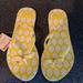 Kate Spade Shoes | Authentic Kate Spade Yellow Thing Flip Flops 7m | Color: Yellow | Size: 7