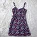 J. Crew Dresses | J. Crew 10 A-Line Geometric Paisley Spring Dress | Color: Pink/Purple | Size: 10