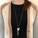 J. Crew Jewelry | J. Crew Tassel Necklace With Bronze Chain | Color: Brown/Gold | Size: Os