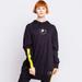 Nike Dresses | Nike Nsw Sportswear Hoodie Black Dress Long Sleeve | Color: Black/Yellow | Size: L