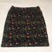 Lularoe Skirts | Lularoe Black Floral Cassie Pencil Skirt | Color: Black/Pink | Size: L